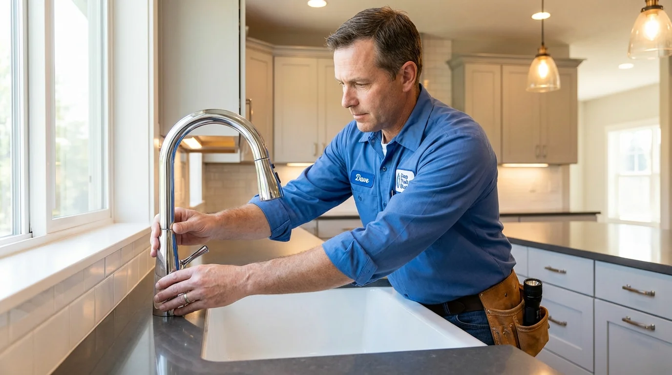 Kitchen faucet installation by Johns Plumbing LLC in Coolidge