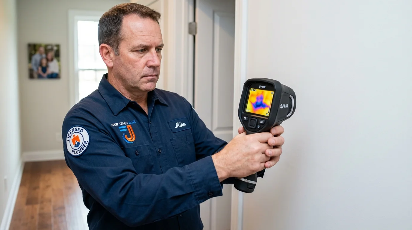 Thermal imaging leak detection by Johns Plumbing LLC in Coolidge
